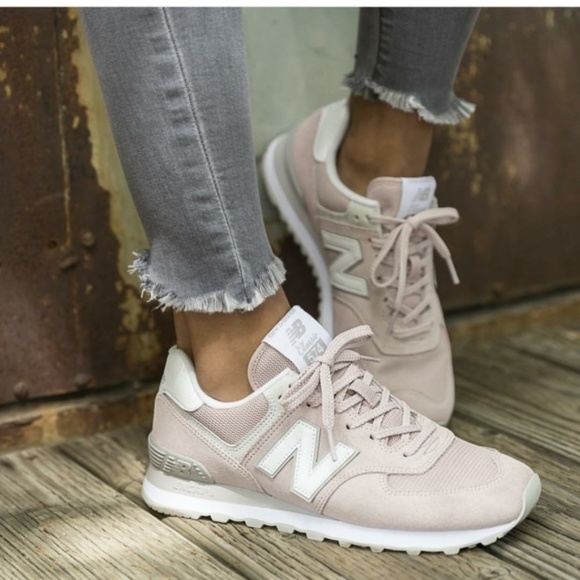 new balance 574 faded rose